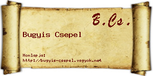 Bugyis Csepel névjegykártya